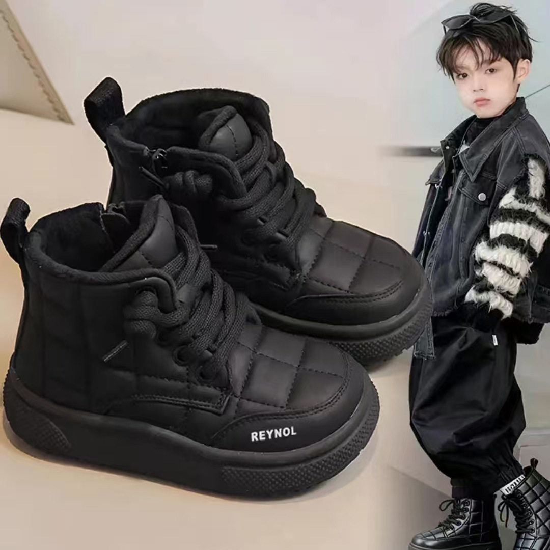 女童靴子2026秋冬新款二棉鞋子儿童加绒洋气短靴雪地靴童鞋马丁靴,童鞋/婴儿鞋/亲子鞋,雪地靴,淘宝优惠券,粉丝福利购,淘宝优惠卷