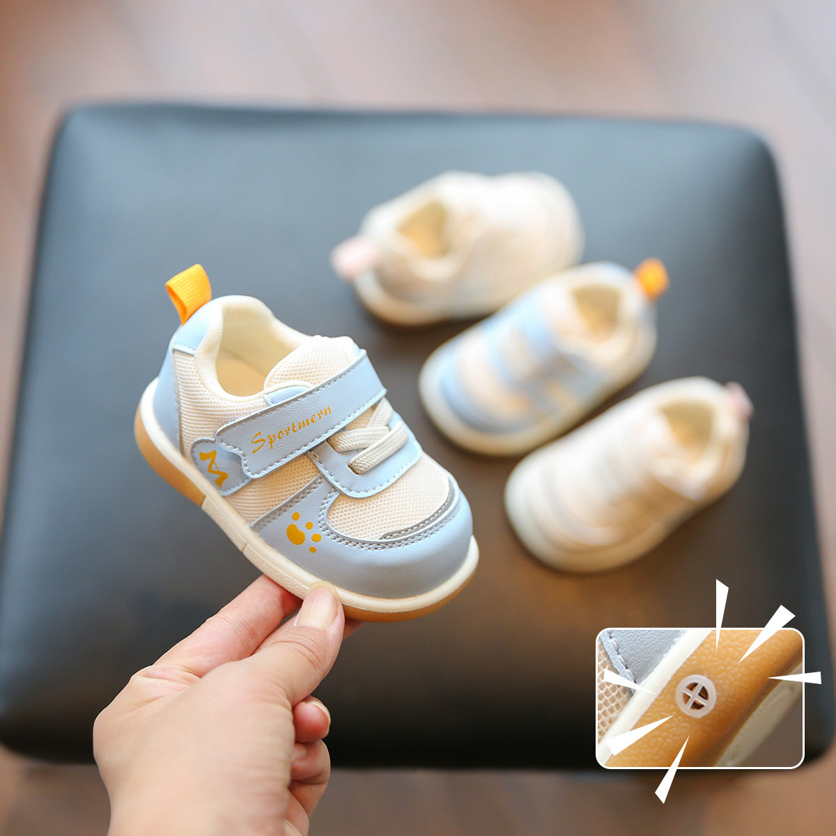 女宝宝步前鞋春秋款幼儿软底叫叫鞋网面透气学步鞋婴儿鞋子男宝潮,童鞋/婴儿鞋/亲子鞋,婴儿步前鞋/袜鞋,淘宝优惠券,粉丝福利购,淘宝优惠卷