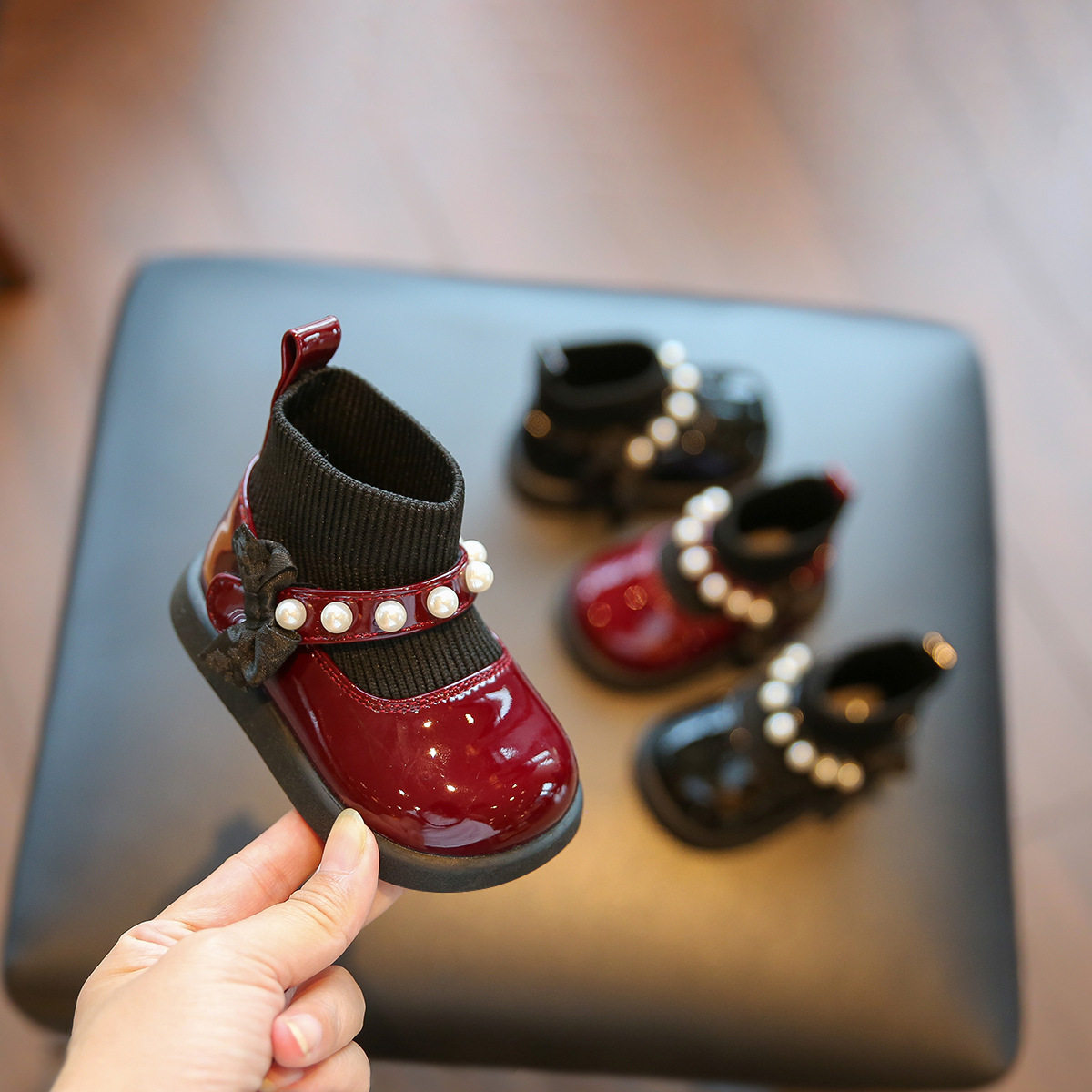 婴幼儿鞋子公主鞋小童女童秋冬短靴子袜子靴软底防滑女宝宝学步鞋,童鞋/婴儿鞋/亲子鞋,婴儿步前鞋/袜鞋,淘宝优惠券,粉丝福利购,淘宝优惠卷