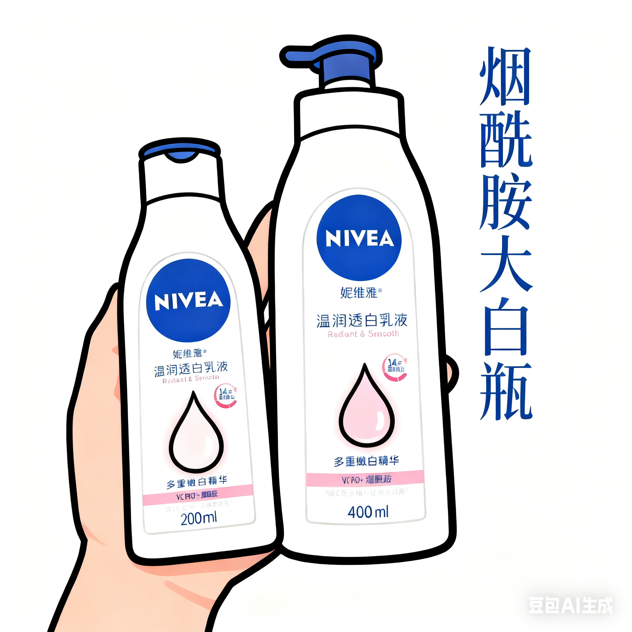 Nivea/妮维雅温润透白身体乳