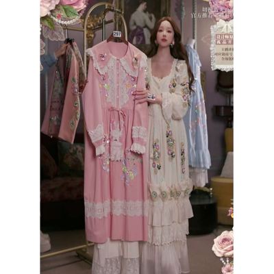 0411直播297高端超级88洛可可刺绣连衣裙80-120