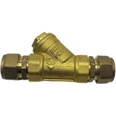 铜地暖过滤器分水器主阀门1寸