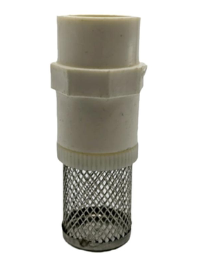 PVC管过滤网 白色终端过滤网 过滤树叶杂质 塑料管单过滤排水接头