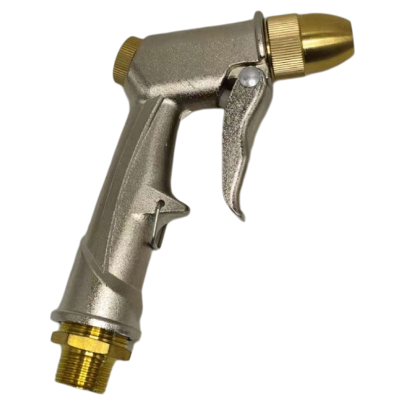 新款洗车水枪全金属花洒喷头汽车刷车冲车家用多功能高压枪头