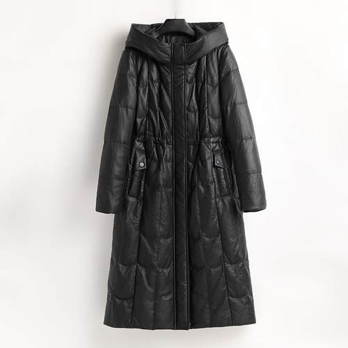 法歌弟女士羽绒服皮衣外套