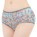 头 女裤 蝶安芬内裤 女纯棉裆小碎花舒适无痕中腰女士平角内裤