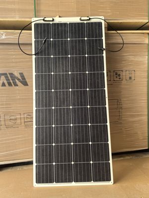 全新175W柔性光伏组件太阳能板发电系统车顶房车鱼塘船舶用