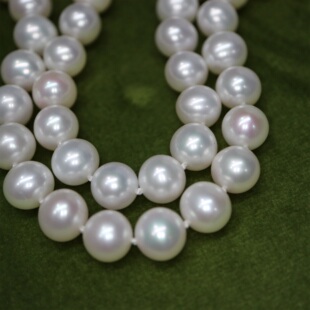 高品质奢华无核流光天然高亮泽淡水珍珠项链锁骨链时尚妈妈链送礼