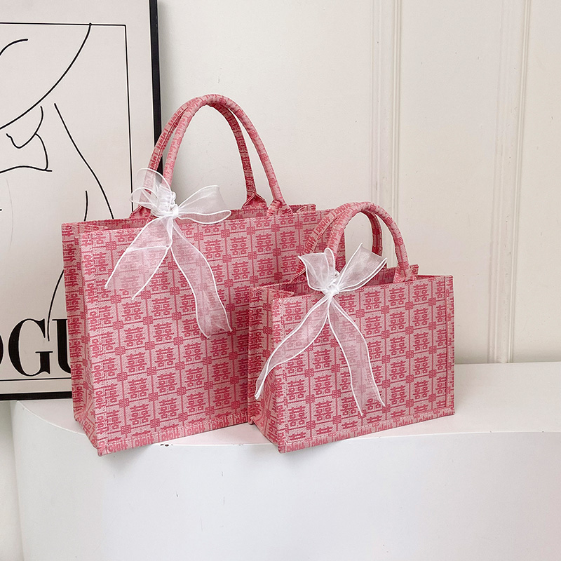 婚包女大容量帆布包包手提包