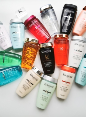 卡诗双重功能洗发水250m去屑 根源特护 奥丽鱼子黛丝耀光凝色修护