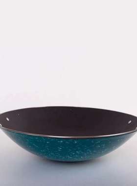 陆川老式铸铁生铁炒菜锅圆底无涂层双耳铁锅不粘锅炒锅煤气灶专用