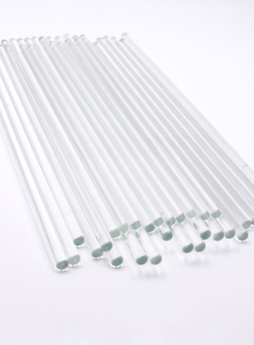 稻荷Inari 耐高温透明玻璃棒 30cm  植物草木印染扎染DIY搅拌工具