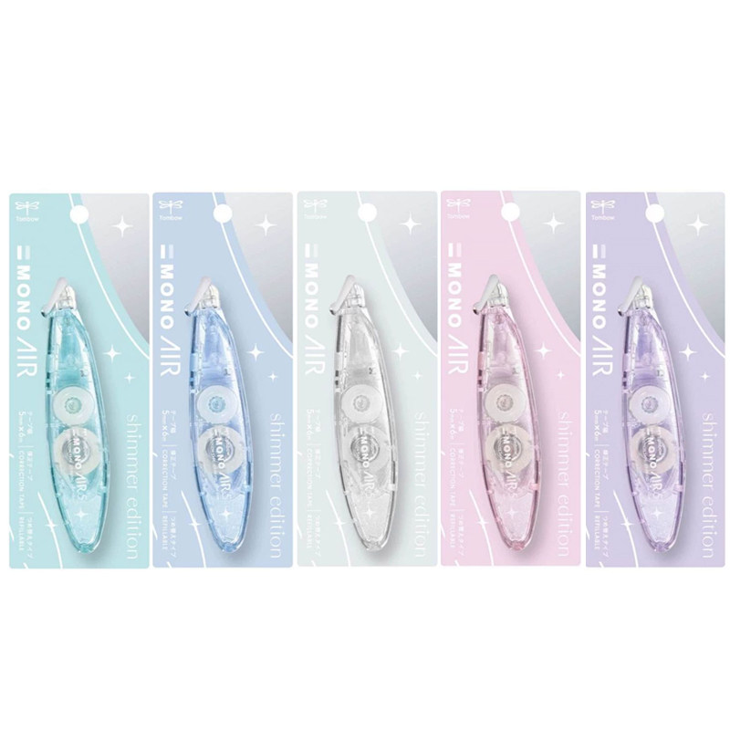 【流光限定】日本Tombow蜻蜓MONO笔形限定修正带AIR进口学生可爱透明涂改带改正可换替芯6m静音小巧型便携迷,文具电教/文化用品/商务用品,修正带,淘宝优惠券,粉丝福利购,淘宝优惠卷