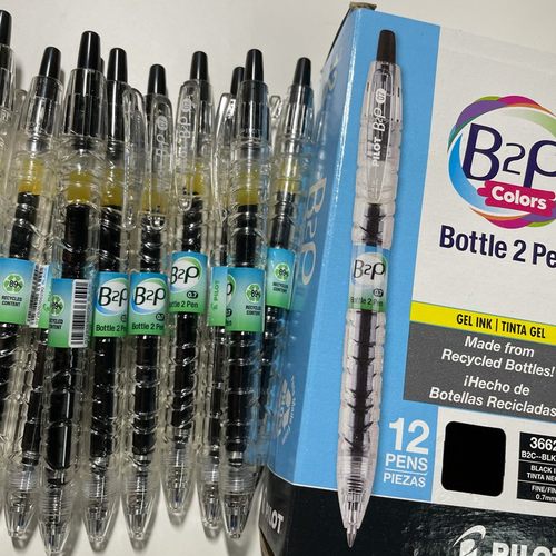 0.5按动日本B2P透明宝特瓶百乐