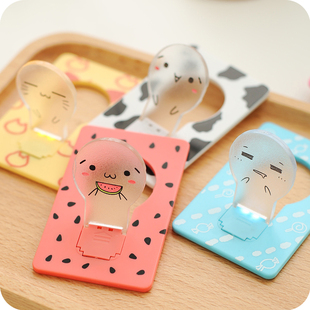 韩版不插电电池夜灯卡片灯节能创意床头台灯夜间夜光小壁灯床头灯