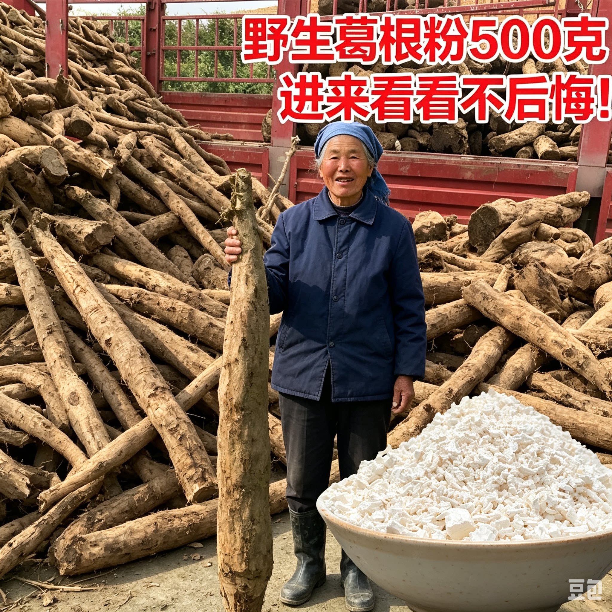 张家界特产可代餐天然葛根粉500g