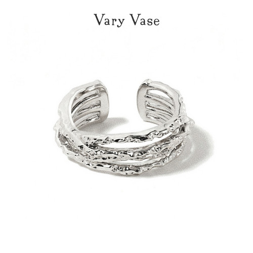 VaryVase多层缠绕开口戒指女