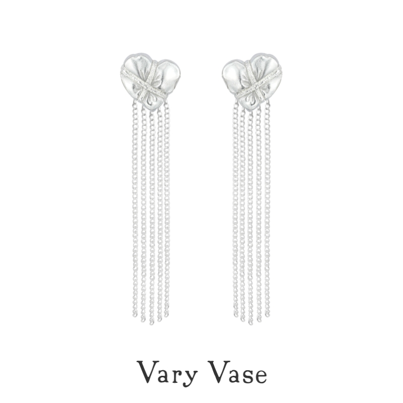 VaryVase爱心礼盒流苏耳钉