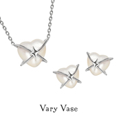 Vary Vase星光缠绕爱心项链 天然贝母纯银轻奢小众