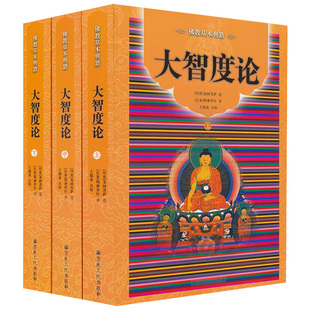 大智度论（全3册）摩诃般若波罗蜜经释论诃般若释论大智度经论大慧度经集要书籍