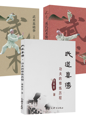 【3册】武道真传 功夫的修炼历程+武术基础拳+奚氏武术集粹 书籍
