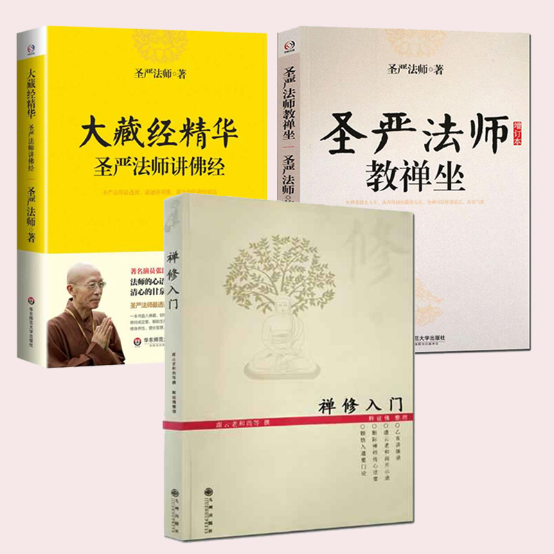【3册华圣严】禅修入门+大