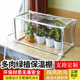 家用植物保温棚防雨棚保温罩温室花房暖房阳光棚防冻多肉盆栽庭院