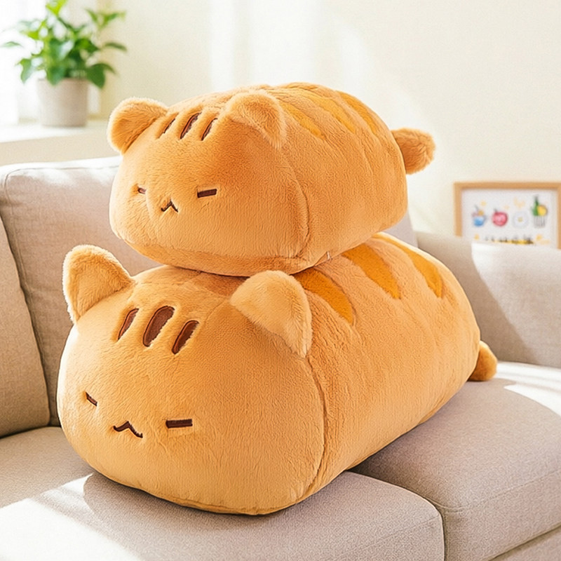 特大号可爱趴趴橘猫毛绒