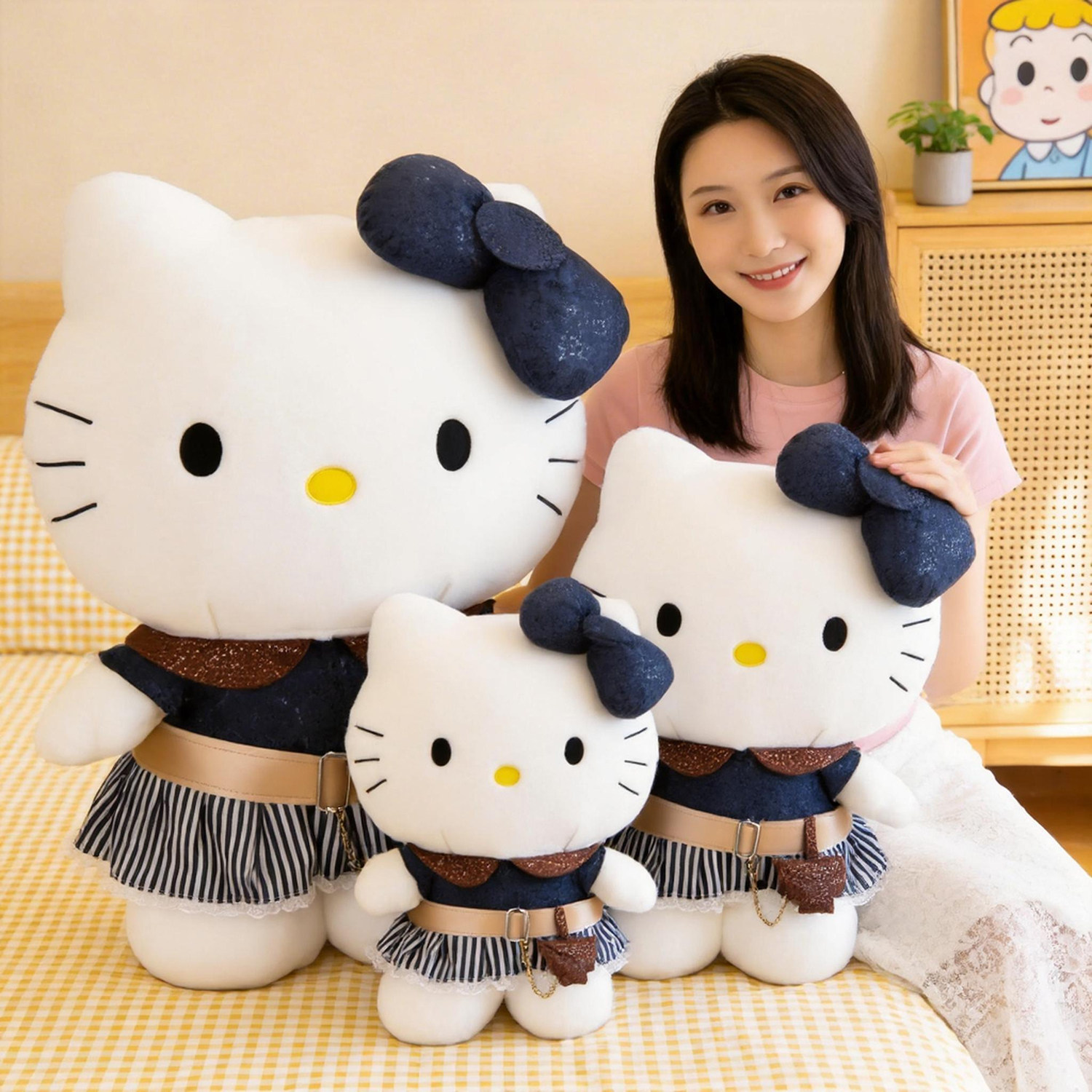 特大号Kitty猫潮玩摆件可