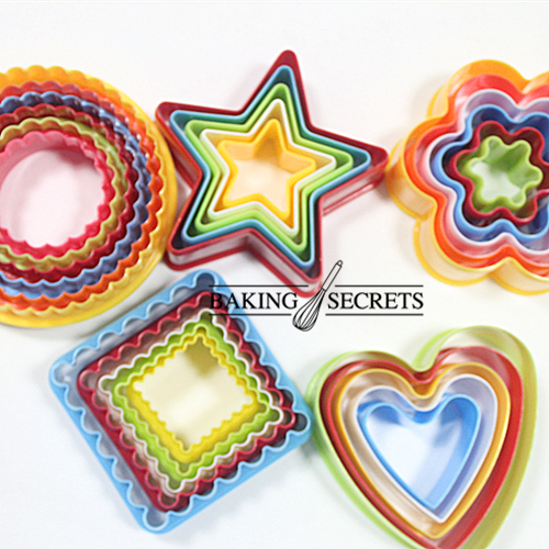 爱心圆形6瓣花方形饼干切模翻糖