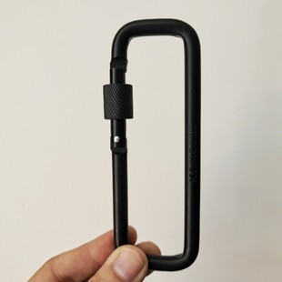 12号长方形带锁   登山扣快挂扣汽车钥匙扣包包扣行理扣窗帘扣