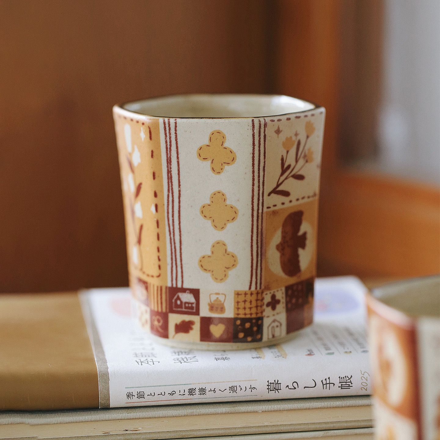 拾器集手握杯子六边菱形小众设计