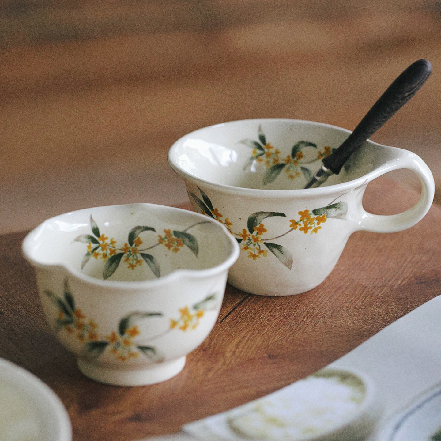 拾器集带把早餐杯牛奶燕麦咖啡杯