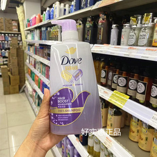 港版多芬轻焕强韧丰盈洗发水无硅油保湿修复防断发控油清爽680ml