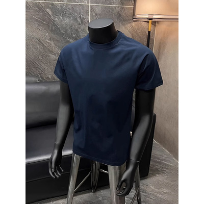 藏青色索罗娜短袖男款夏季