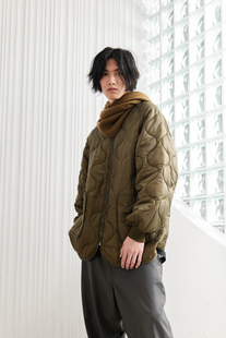 JKT秋冬内胆夹棉长款 PUFF 棉服羽绒内搭保暖宽松CITYBOY 21AW AUG