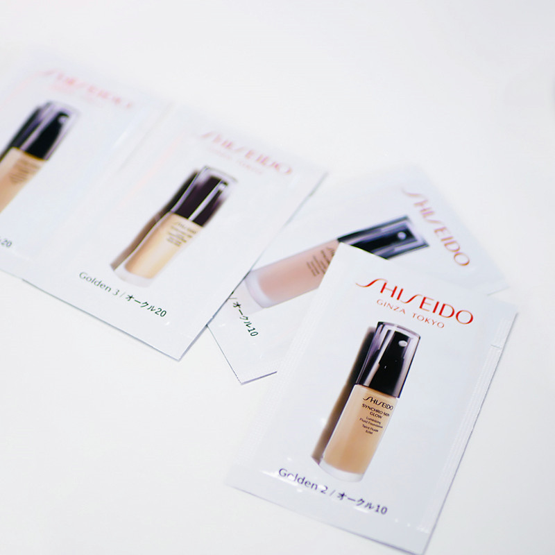 【20片包邮】资生堂随肌应变光透粉底液试用装