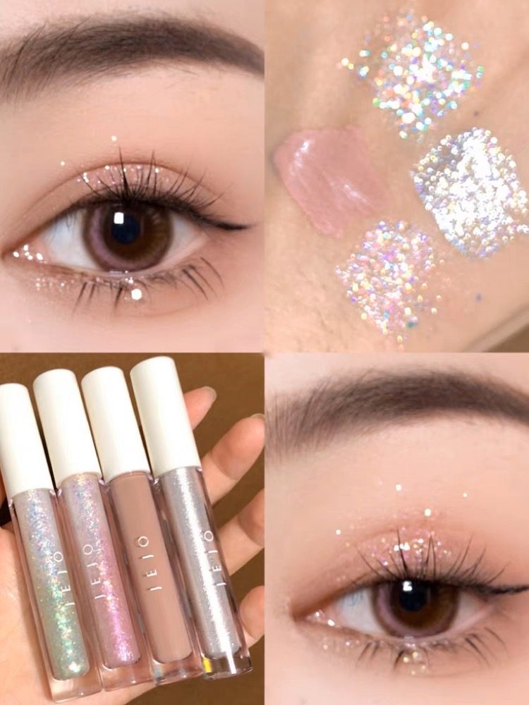仙女一滴泪！星落银河！仙光流转！JEJO星辰璀璨眼蜜液体眼影