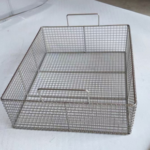 304不锈钢网篮炸鸡框油炸锅网裹粉台抖篮油条篮拉篮实验室清洗筐