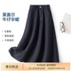 梨型身材显瘦遮胯伞裙中长款 IHIMI海谧复古A字版 牛仔半身裙女春季