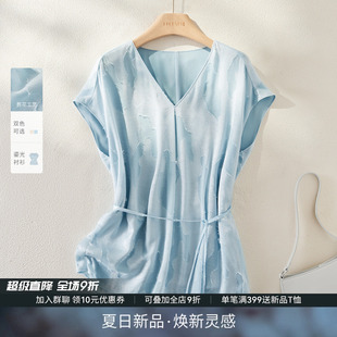 鎏光衬衫 新款 IHIMI海谧高级感时尚 女2025夏季 上衣 季 洋气轻薄时尚
