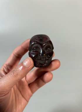 人工仿蜜蜡挂件吊坠佛头项链文玩配饰