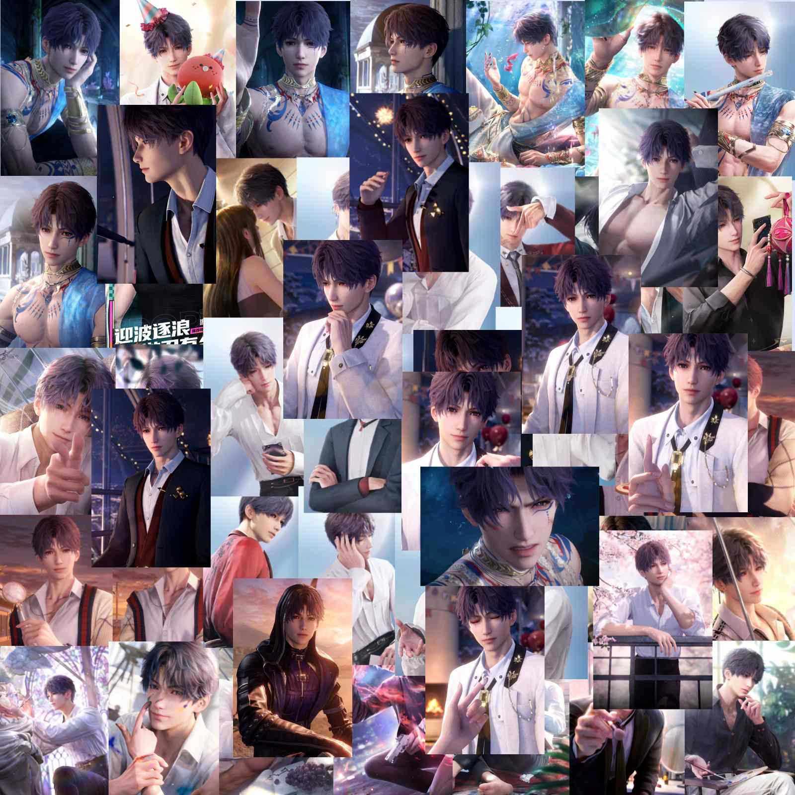 50张恋与深空手机电脑笔记本滑板冰箱行李箱电瓶车吉他涂鸦贴纸,3C数码配件,笔记本个性小贴纸,淘宝优惠券,粉丝福利购,淘宝优惠卷