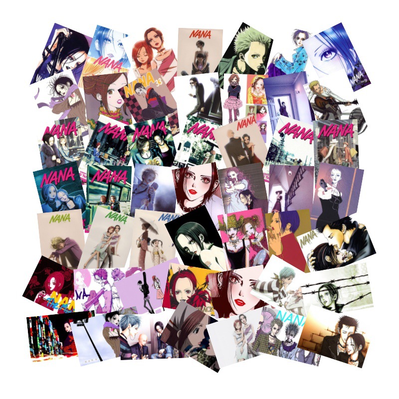 50张nana矢泽爱手机电脑笔记本滑板冰箱行李箱电瓶车吉他涂鸦