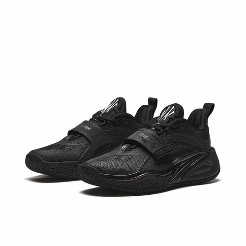 安踏欧文男子低帮实战篮球鞋氮科技蓝白配色耐磨防滑运动鞋