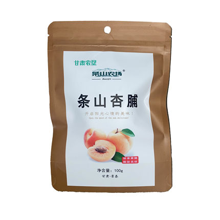 甘肃景泰条山农场大接杏脯100g袋装无核果脯红杏肉果脯蜜饯杏干肉