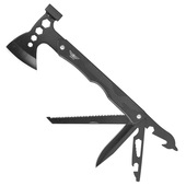 多功能露营斧头户外多用锤子折叠小刀组合工具野外便携地钉锤头