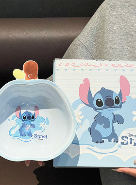 OOWOV疯狂动物城史迪仔朱迪尼克猫碗陶瓷狗狗食盆慢食碗不易打翻