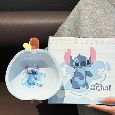 OOWOV疯狂动物城史迪仔朱迪尼克猫碗陶瓷狗狗食盆慢食碗不易打翻