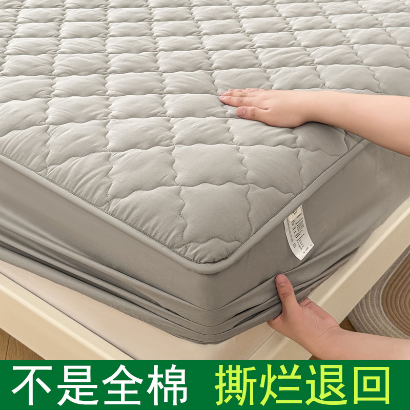 A类全棉夹棉床笠单件学生床罩